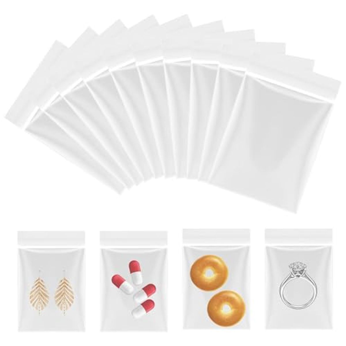 GENERICO - Bolsas hermeticas reutilizable con cierre a presión