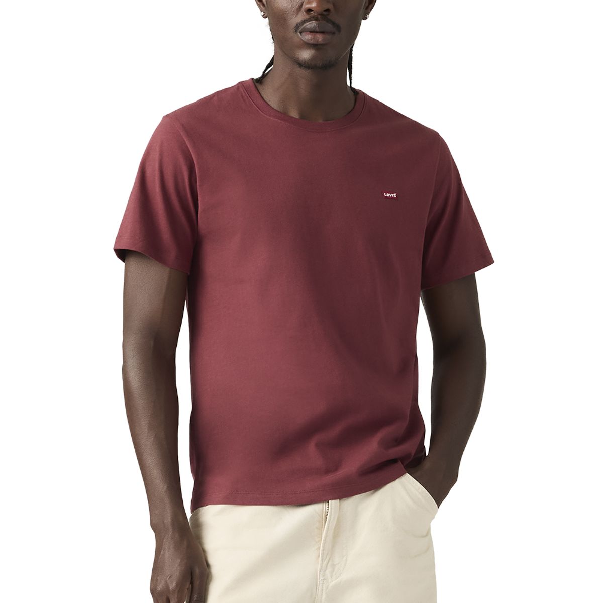 LEVIS - Polo Hombre Ss Original Hm Tee Burdeo Levis