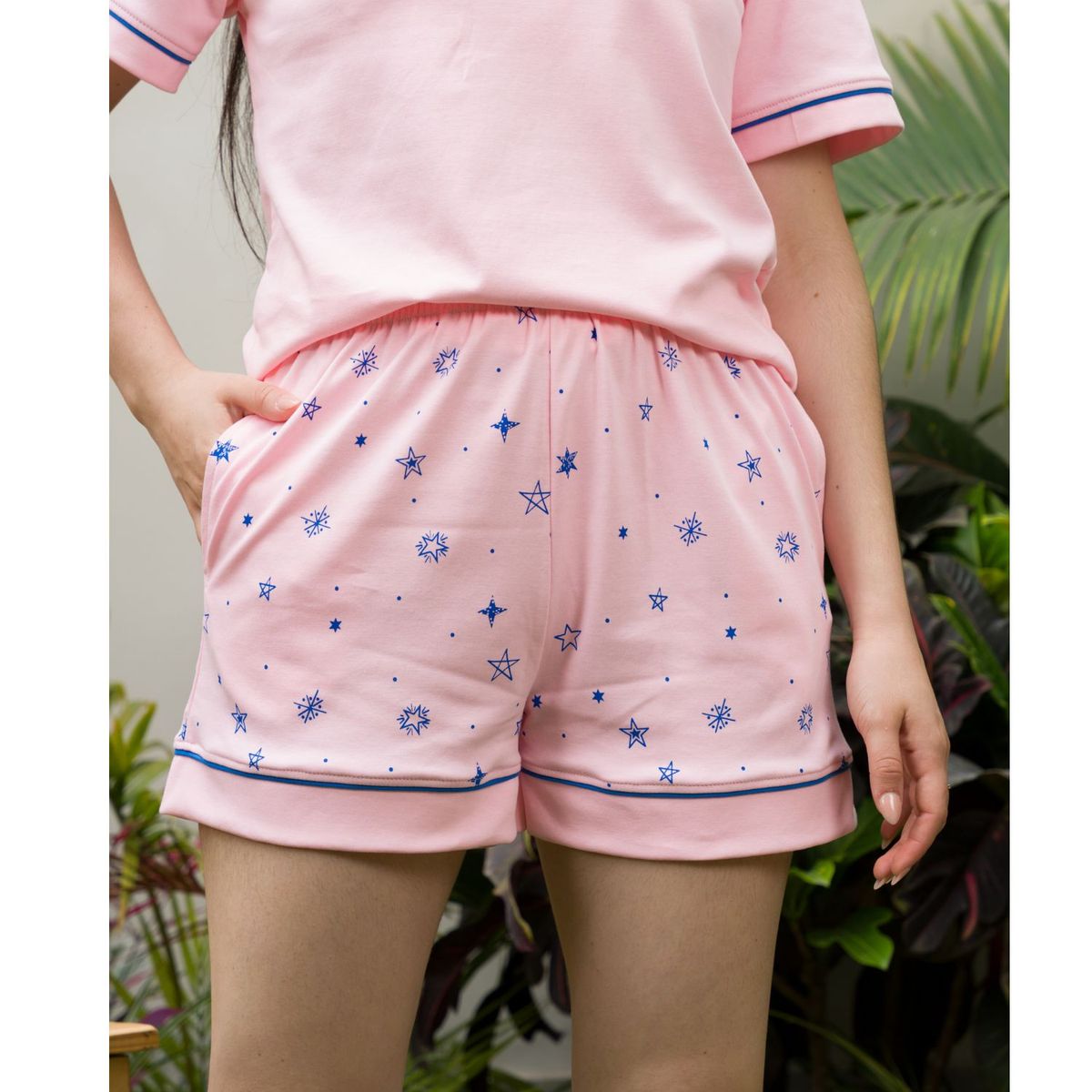 SOÑALIERE - Pijama Dama Short Polo Manga Corta Algodón Pima