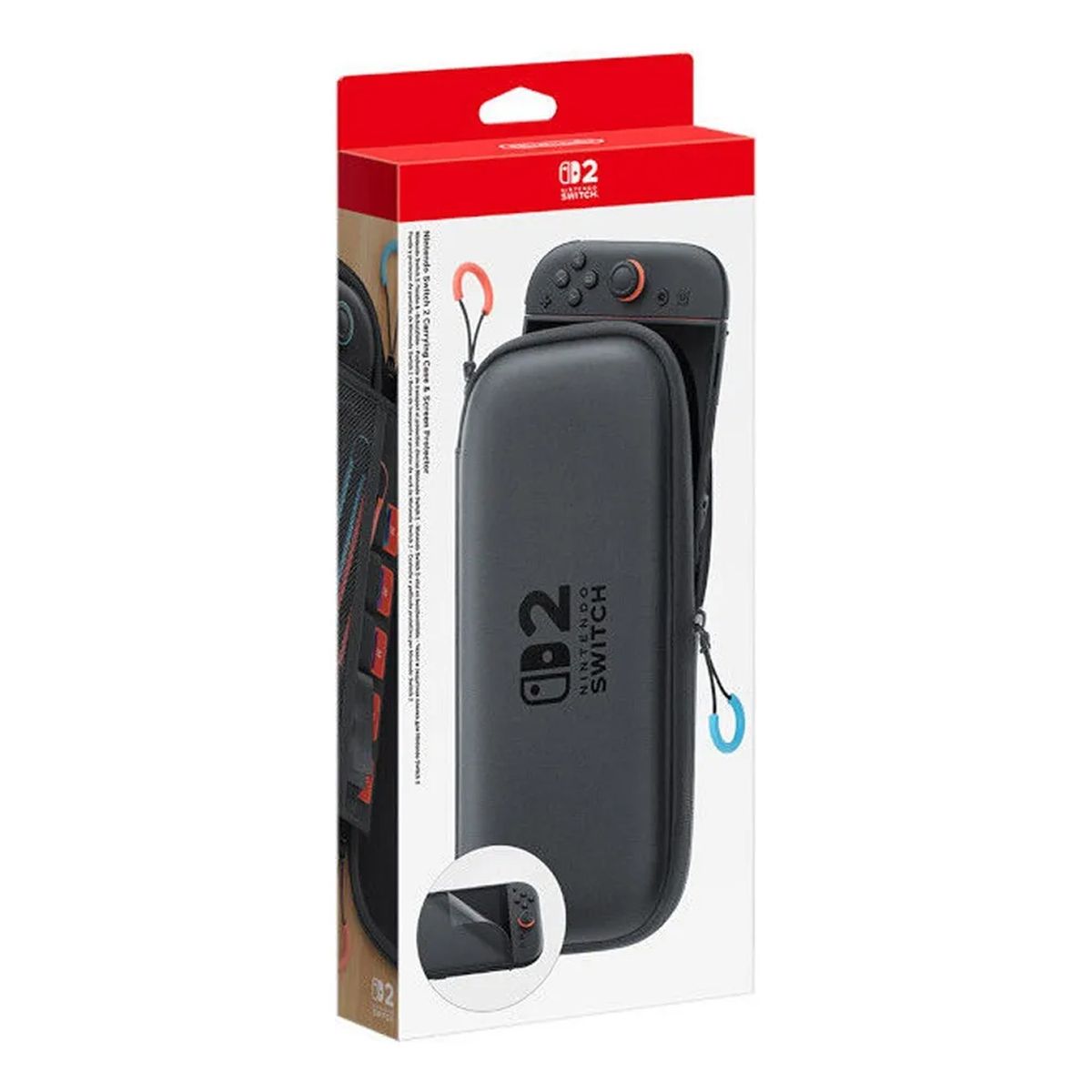 NINTENDO - Estuche Y Protector De Pantalla Nintendo Switch 2 Negro