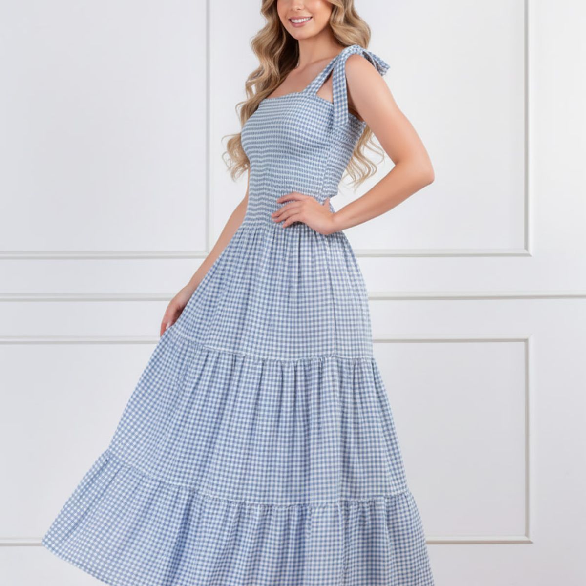 ARMA TU LOOK - VESTIDO LOLA MAXI CON MULTIAGUJA LAZOS EN HOMBRO