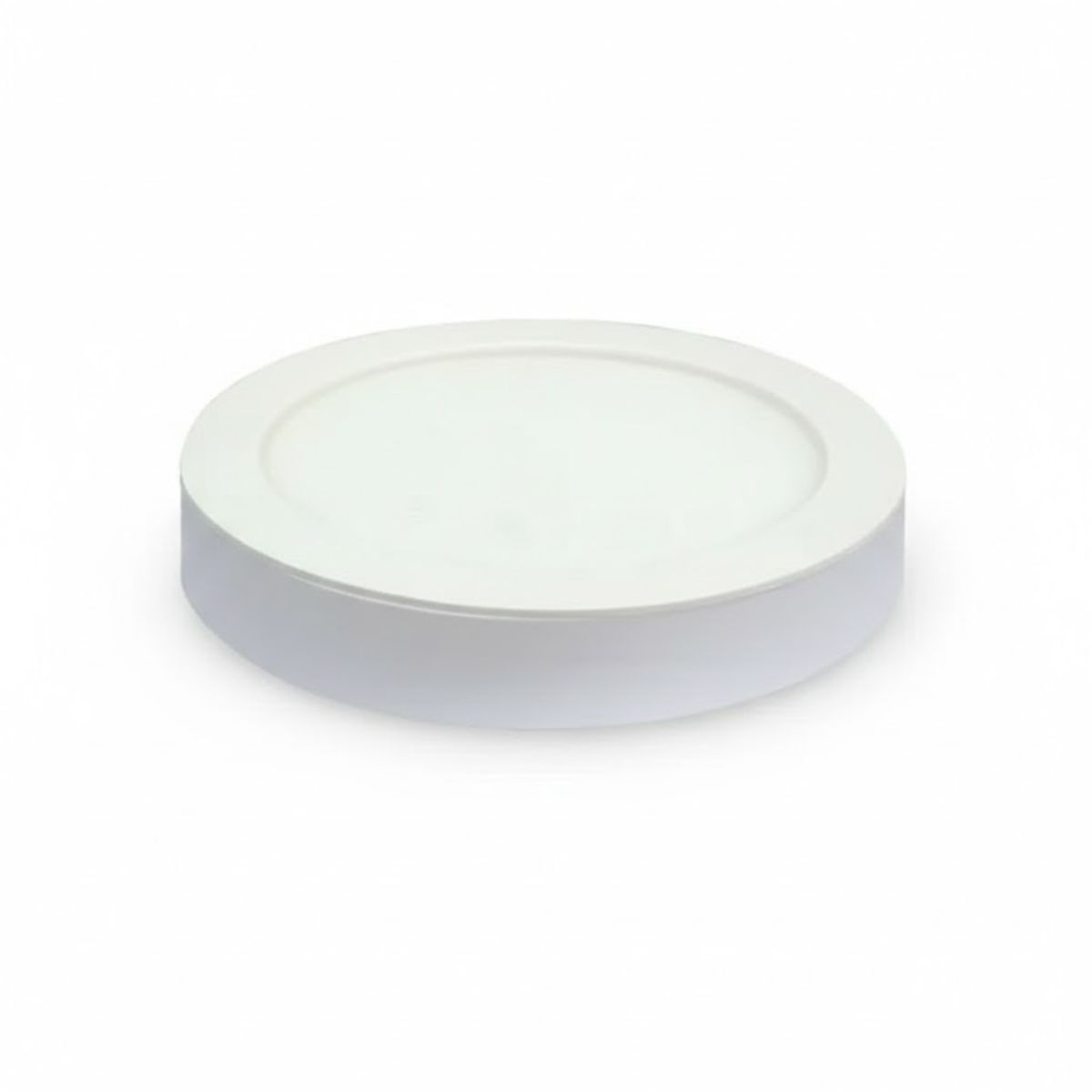 EXTRALED - Pack x3 Panel Led Adosable Circular 12w Luz Blanca 6500K  De Policarbonato Extraled