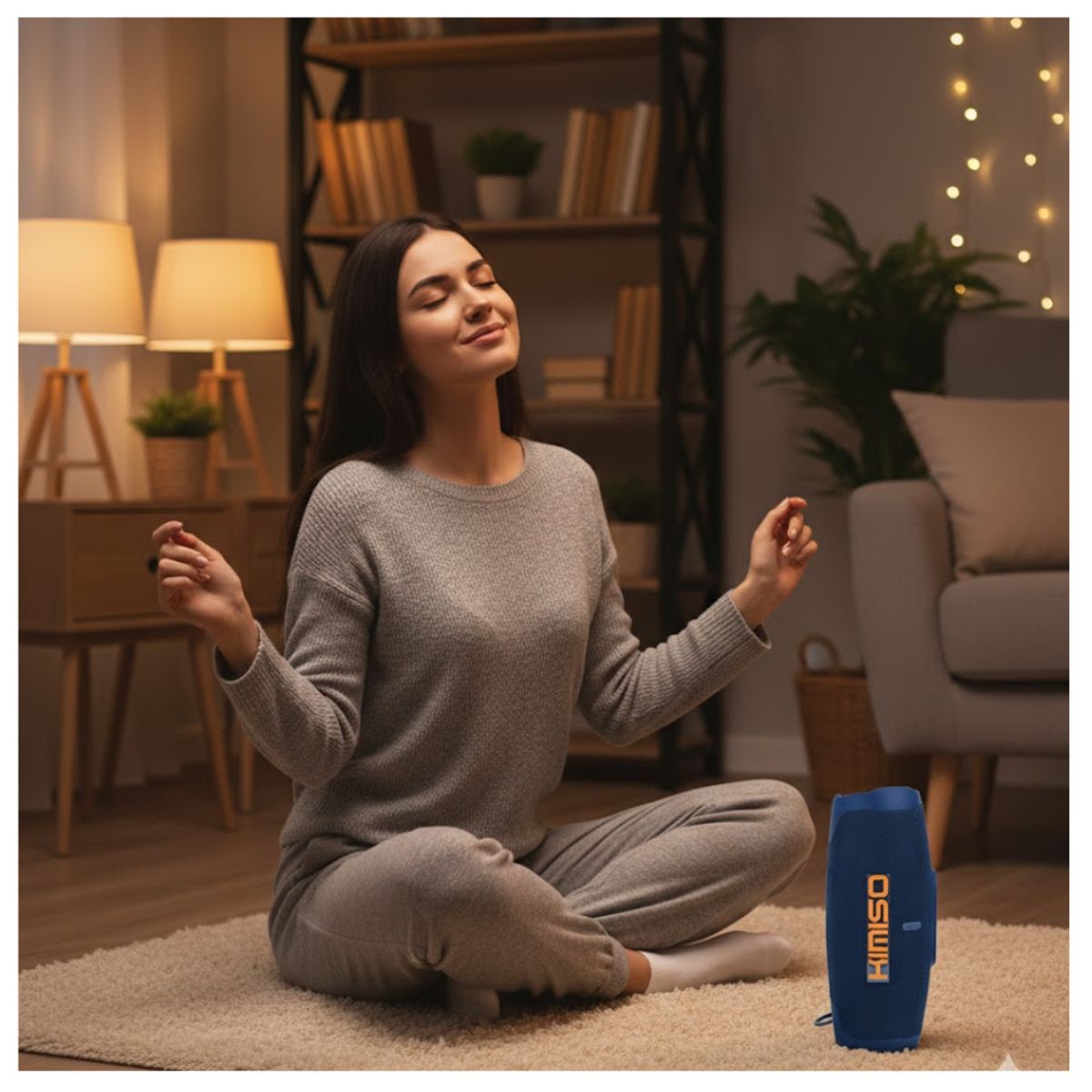 GENERICO - Parlante Bluetooth Kimiso Recargable Portátil Luces Led RGB Bocina Inalámbrica KMS- 311