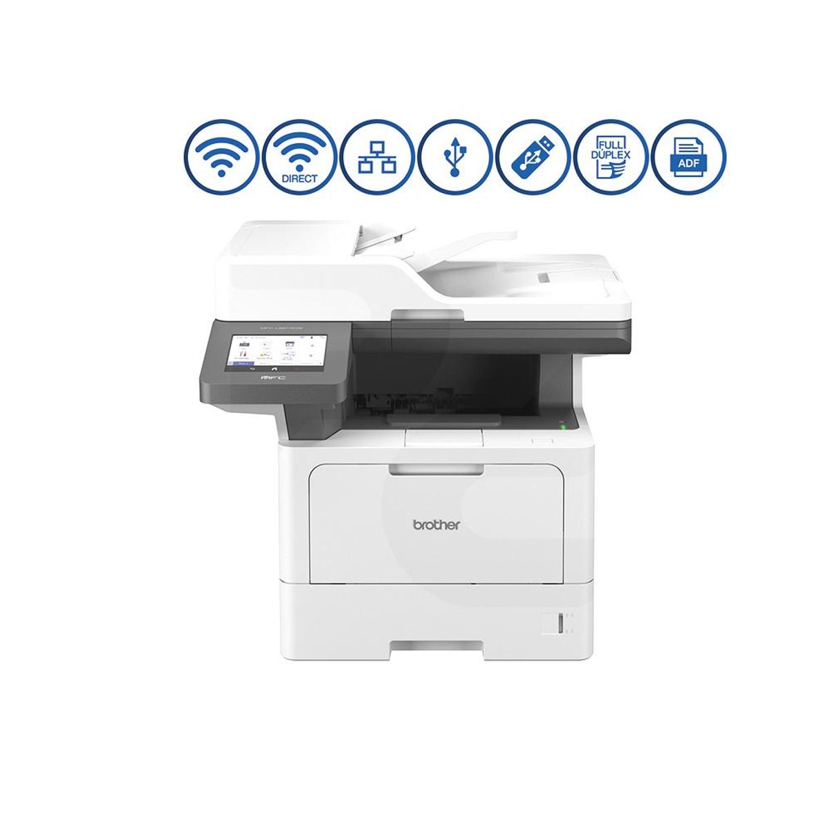 Brother - Impresora Multifuncional láser monocromático empresarial MFC-L5915DW
