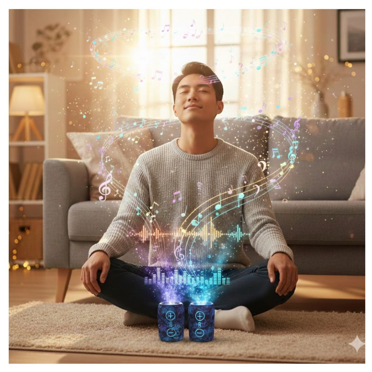 GENERICO - Mini Parlante Bluetooth Kimiso Recargable Portátil Luces Led RGB Bocina Inalámbrica KMS- 808