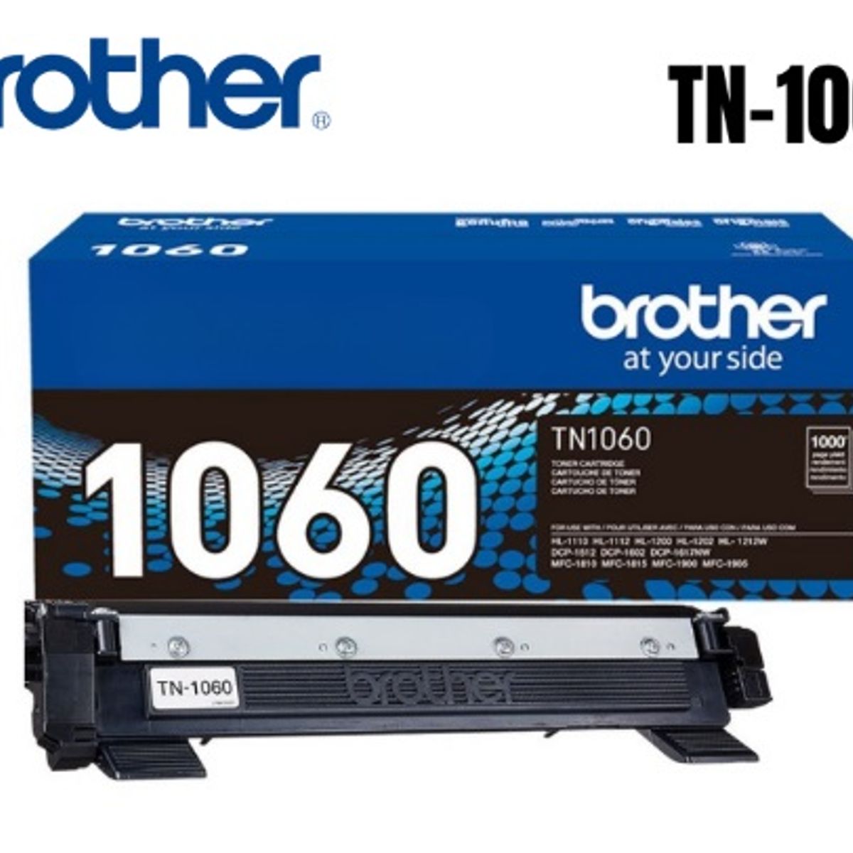 BROTHER - TONER BROTHER TN-1060, NEGRO, 1000 PAG, HL-1112, DCP-1512 P/N: TN-1060
