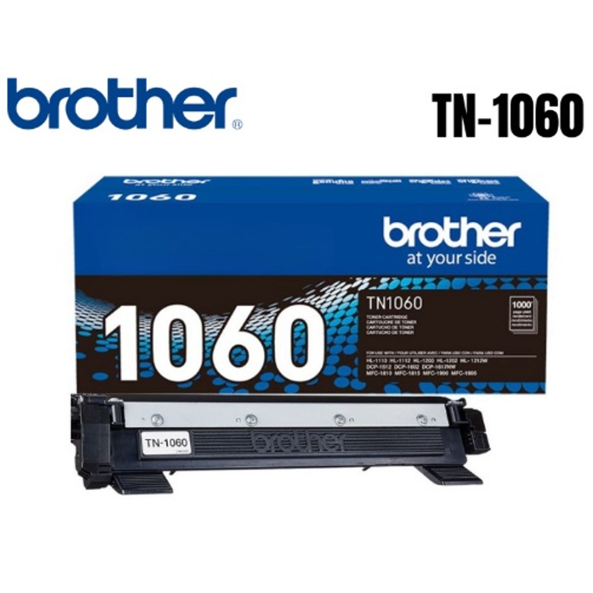 BROTHER - TONER BROTHER TN-1060, NEGRO, 1000 PAG, HL-1112, DCP-1512 P/N: TN-1060