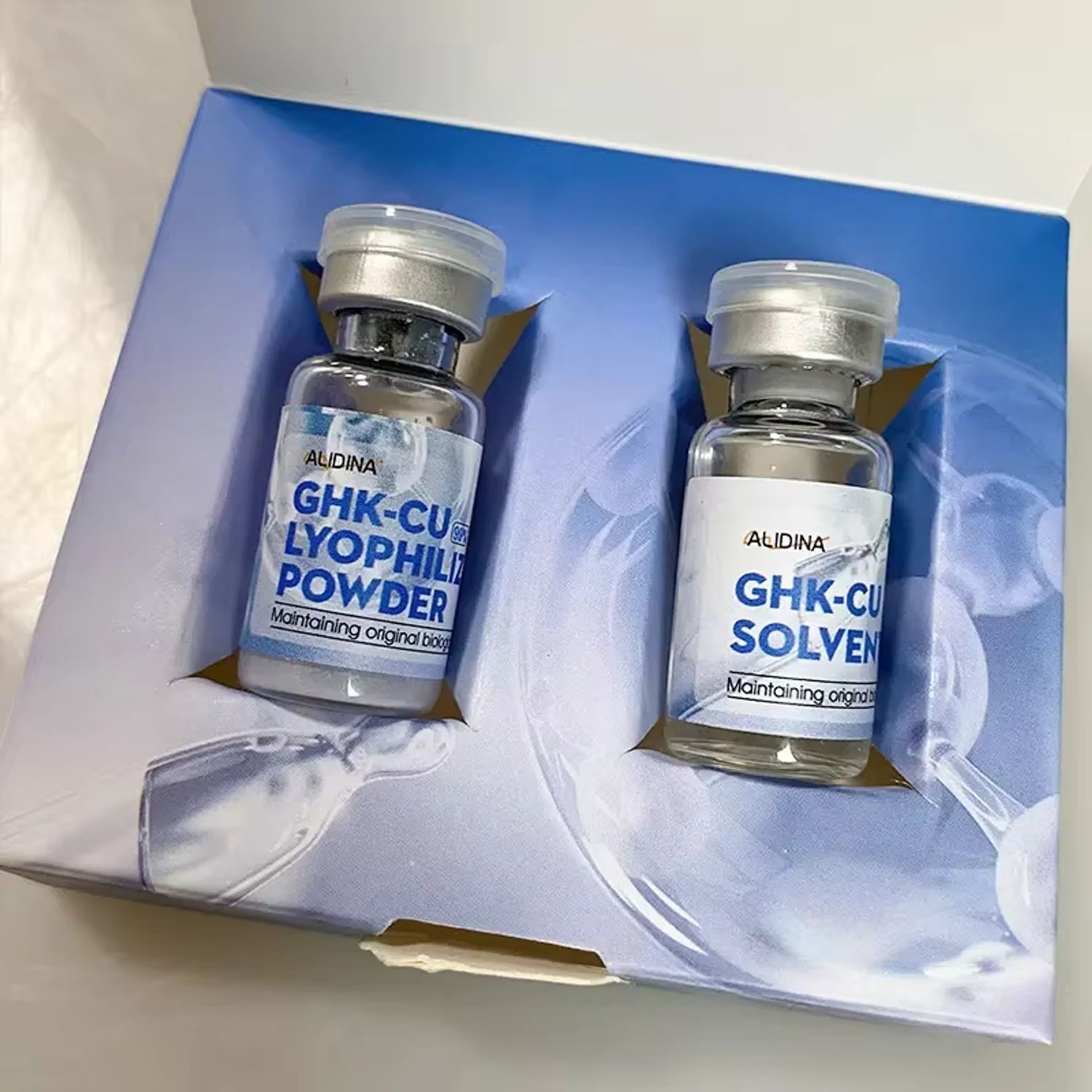 Srum Reparador GHK-Cu 99% Pptido de Cobre Azul Alidina para Piel y  Cabello Alterna Peptido GENERICO | Falabella Per