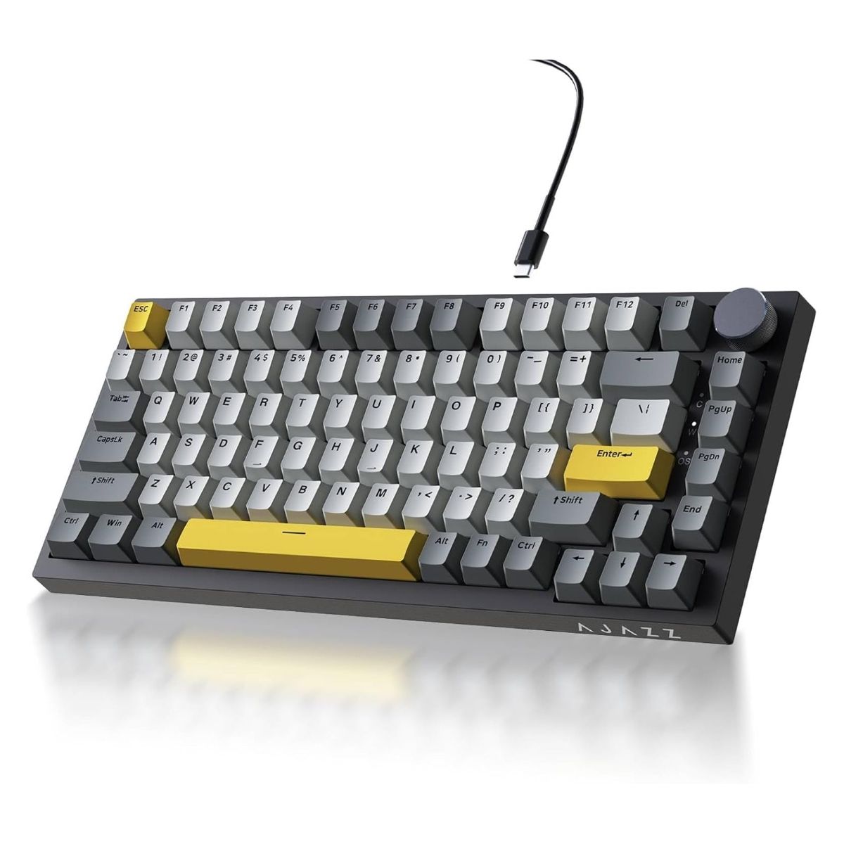 GENERICO - Teclado Mecánico AJAZZ AK820 75% - Negro