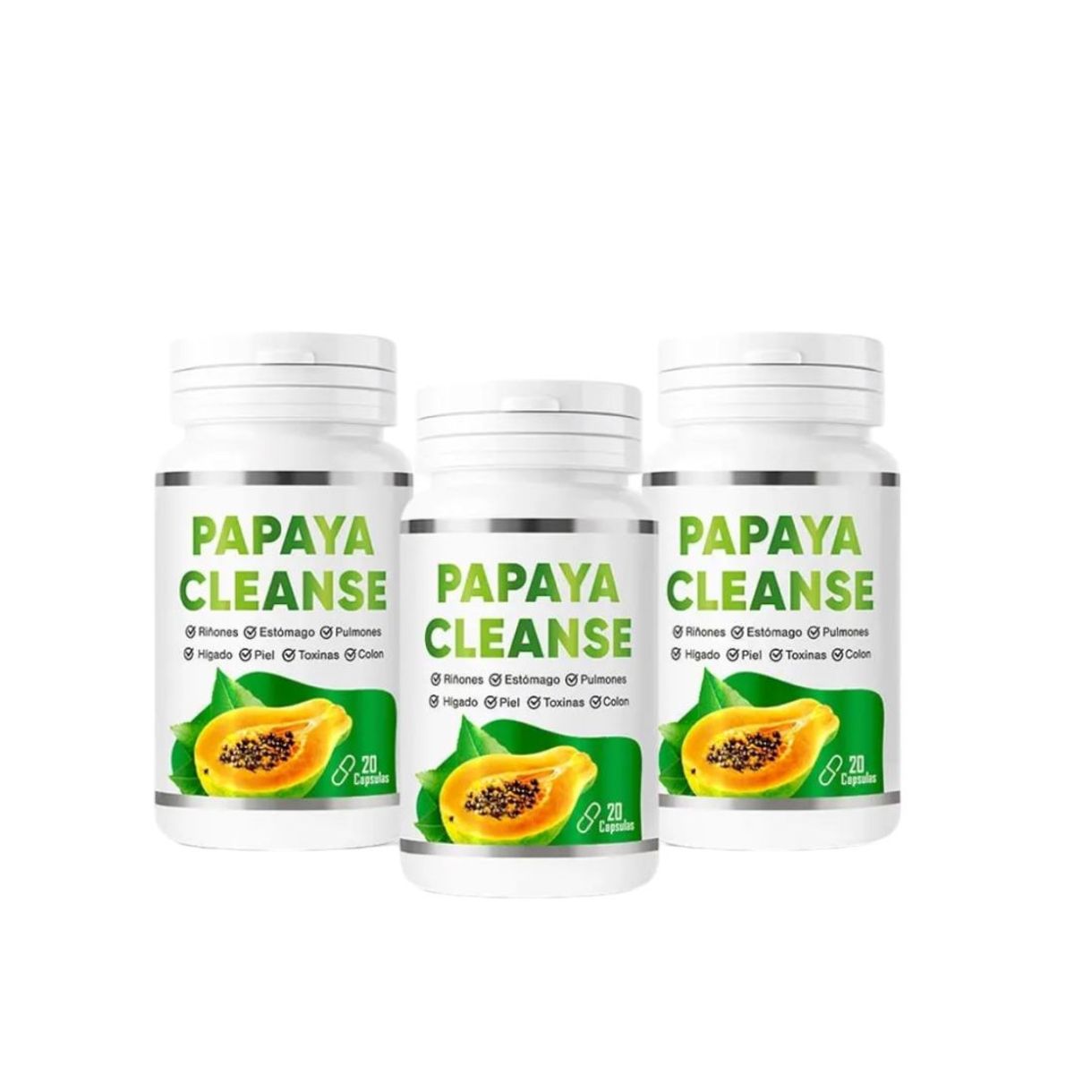 GENERICO - Papaya Cleanse Pack x3  Detox natural y digestión ligera