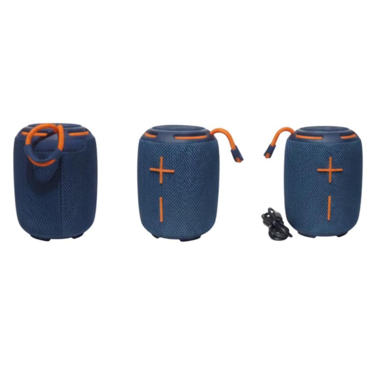 GENERICO - Mini Parlante Bluetooth Kimiso Recargable Portátil Luces Led RGB Bocina Inalámbrica KMS- 284