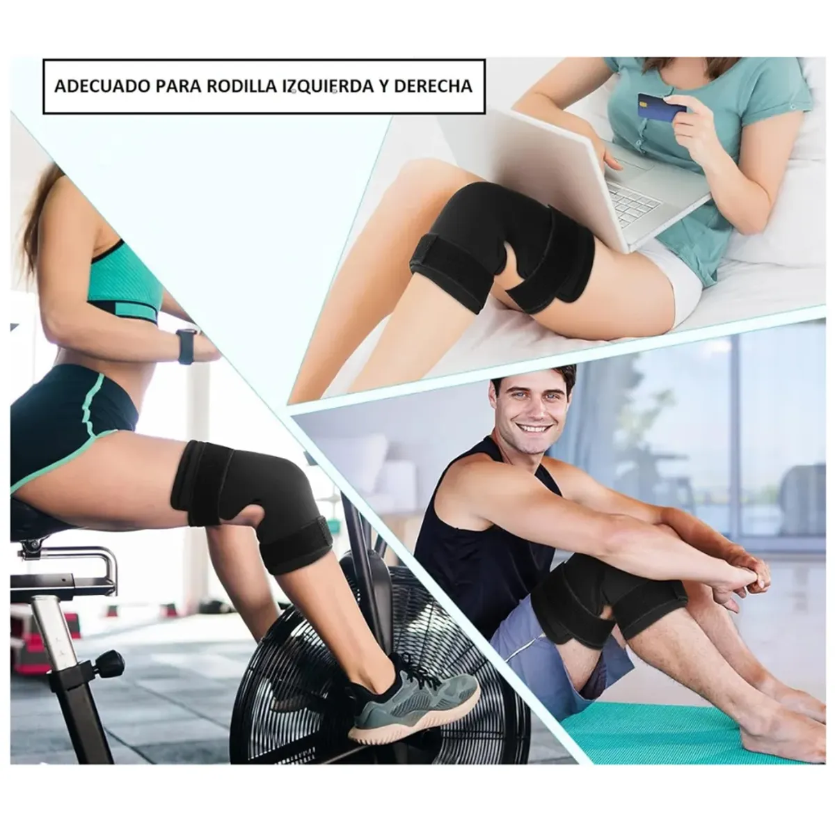 GENERICO - Rodillera Multifuncional Alivia Dolor con Gel para Terapia de Frío y Calor