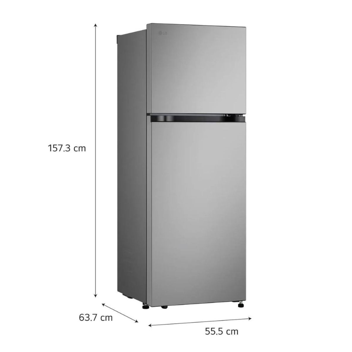 LG - Refrigeradora LG 241L No Frost VT24BPY Plateado