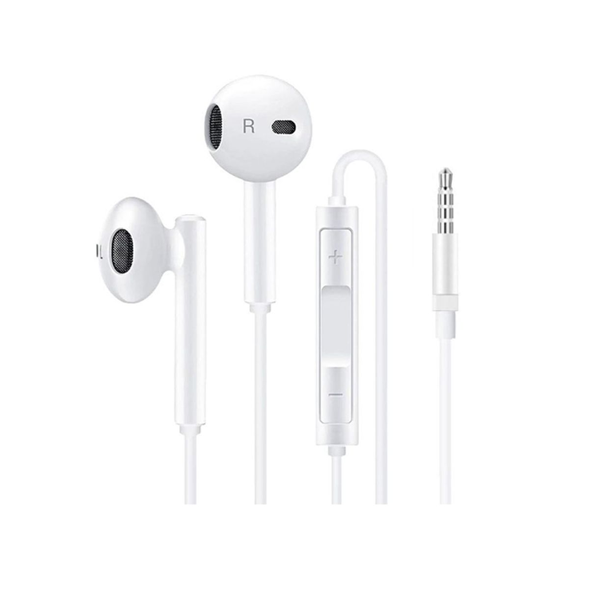 TRANYOO - Audífonos con Cable Aux. 3.5 mm In-Ear para Celular Tablet Smartphone PC o Laptop T-R19