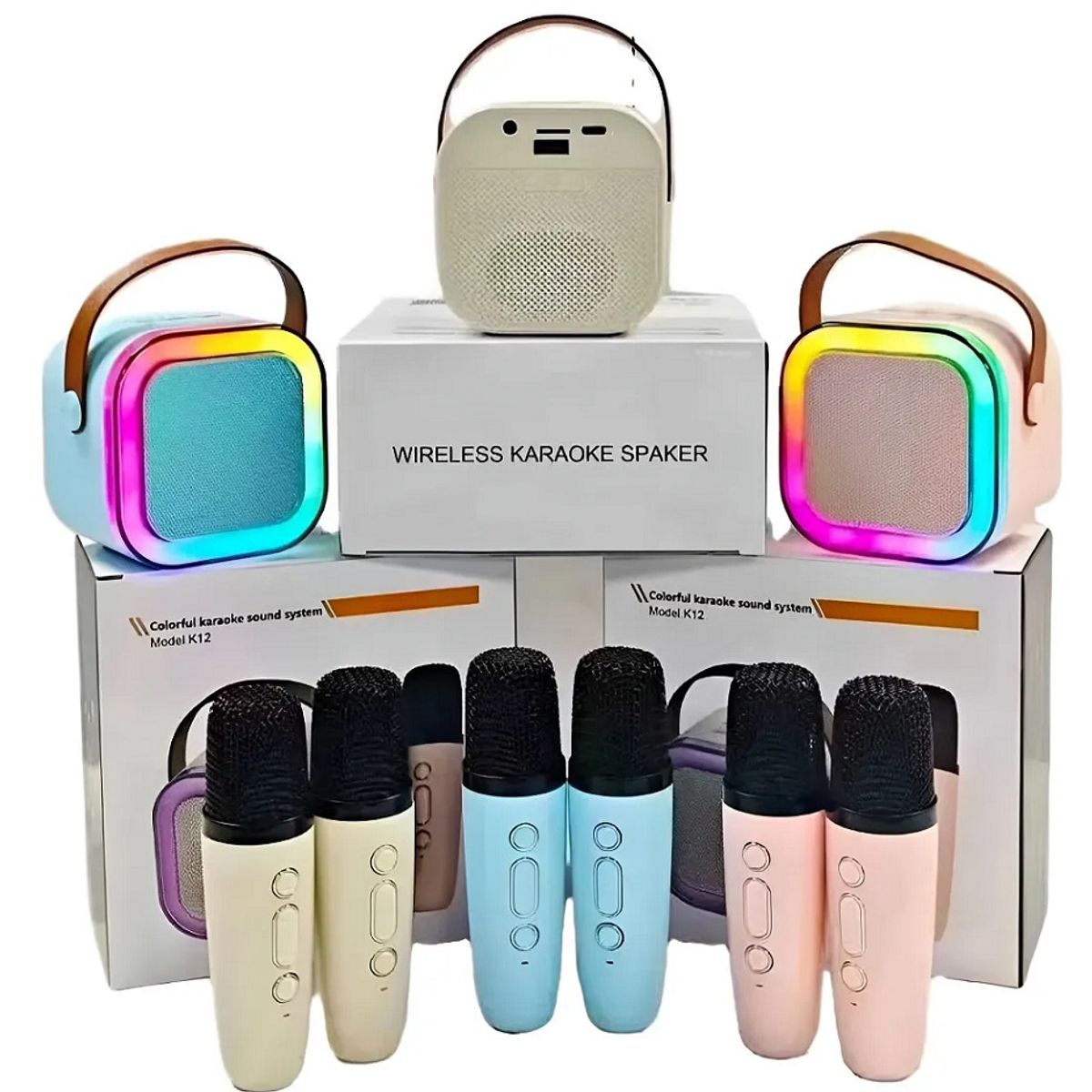 GENERICO - Mini Parlante con Micrófono Altavoz Bluetooth Inalámbrico