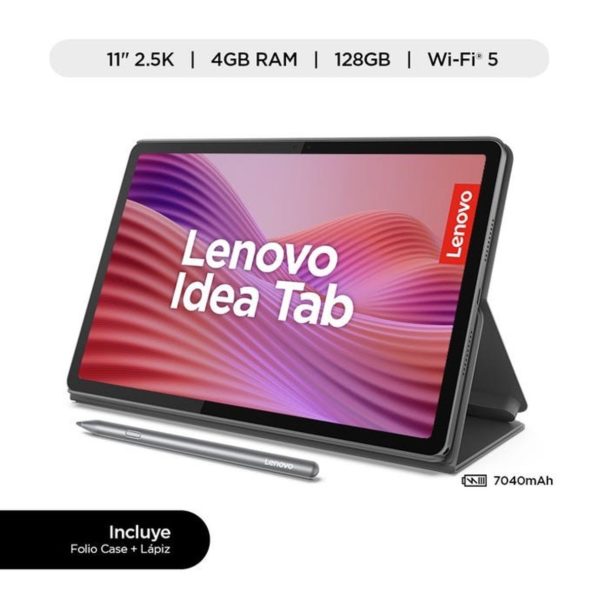 LENOVO - Tablet Lenovo Idea Tab 11" 2.5K 90Hz MediaTek Dimensity 6300 4GB 128GB