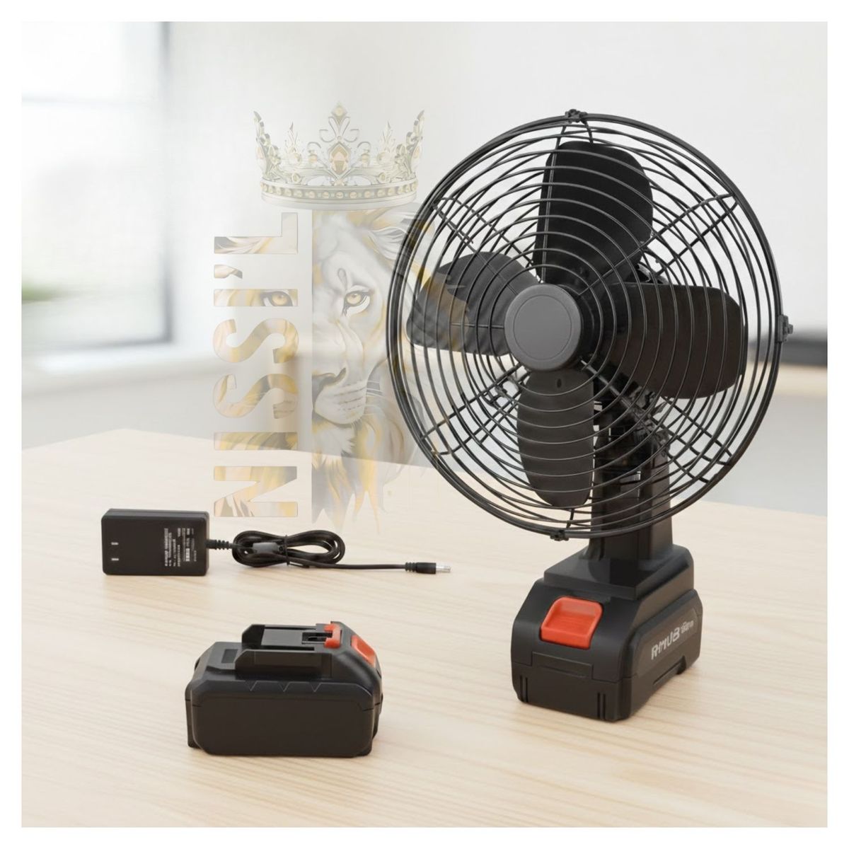 ROHS - VENTILADOR PORTATIL CON BATERIA DE 48V REGULABLE