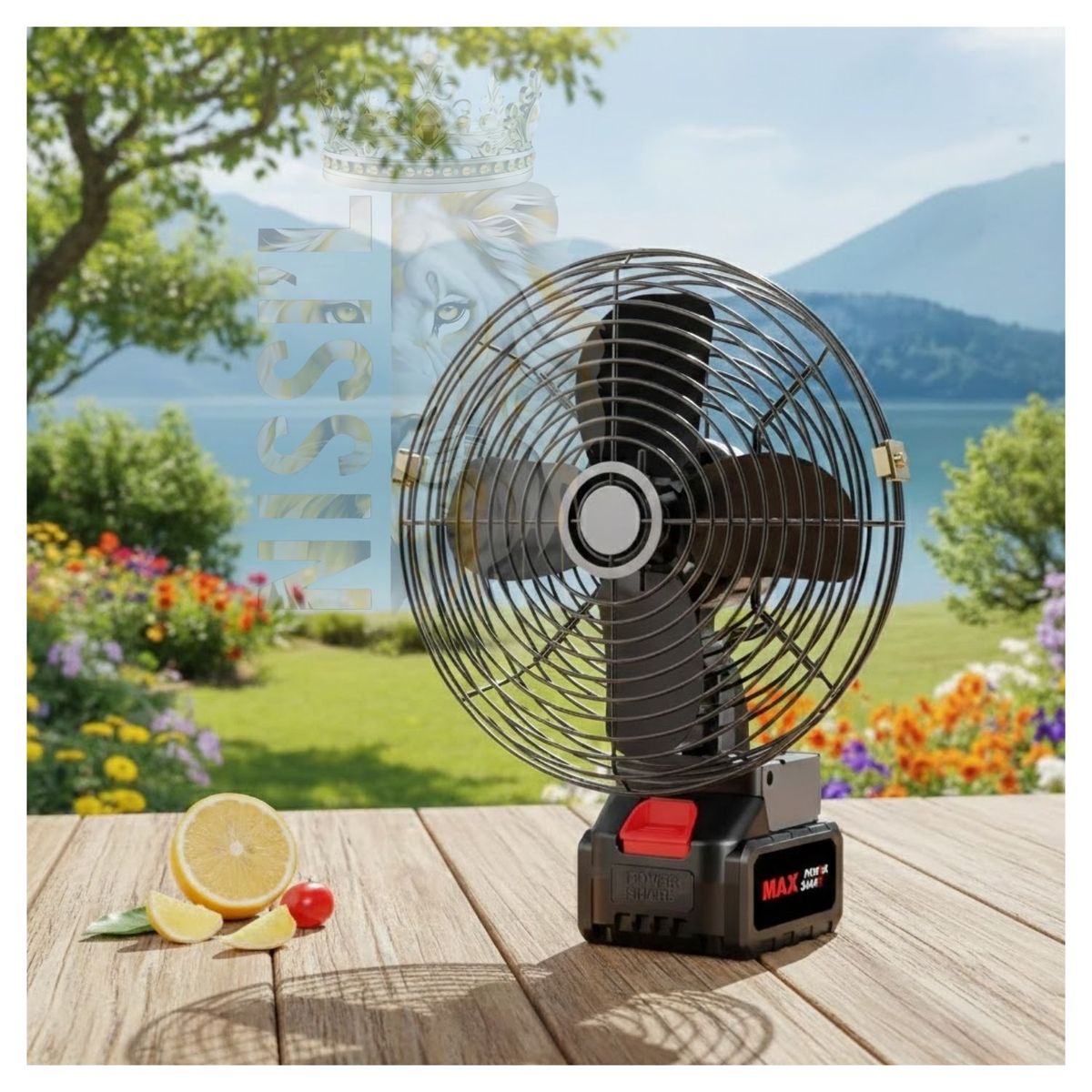 ROHS - VENTILADOR PORTATIL CON BATERIA DE 48V FACIL DE USAR