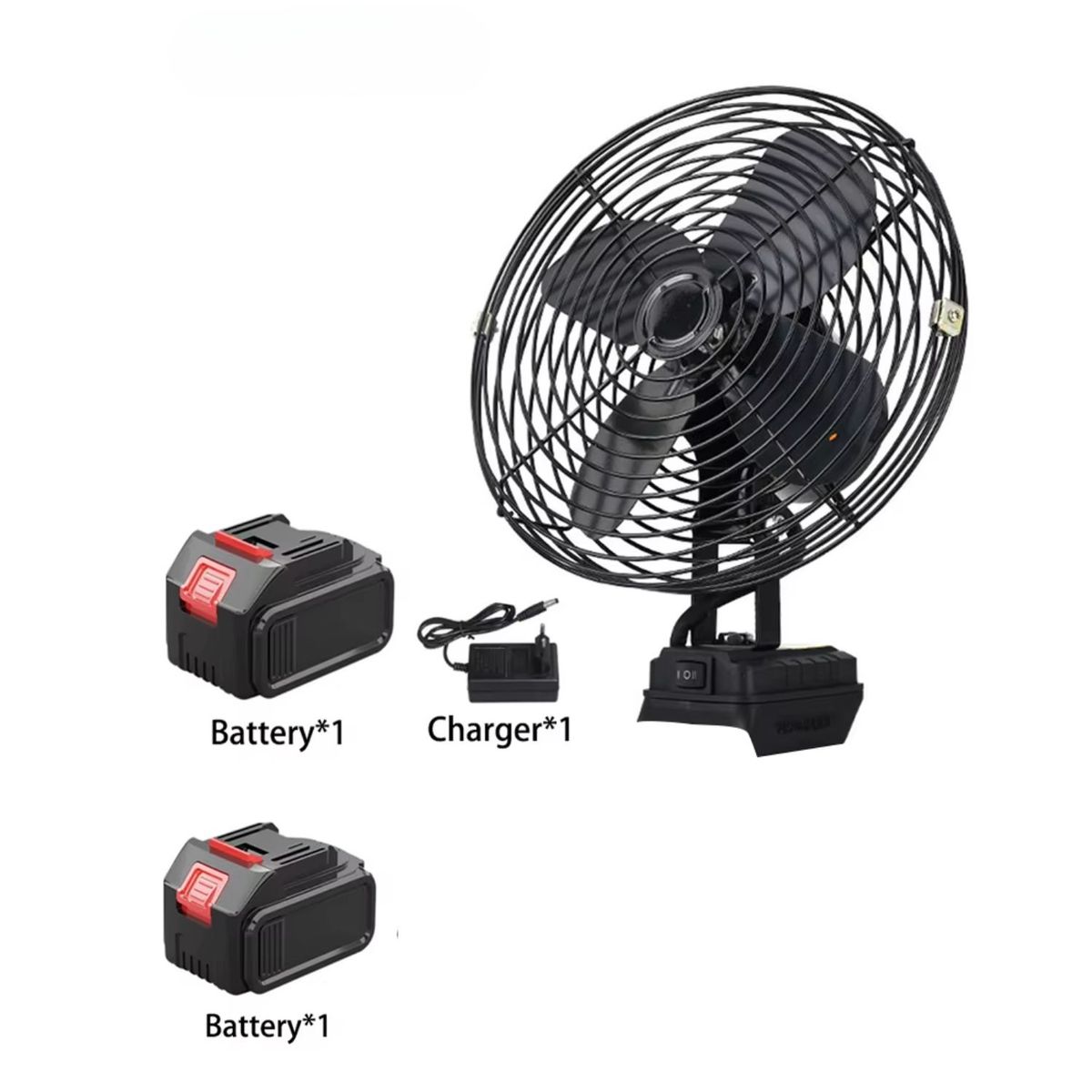ROHS - VENTILADOR PORTATIL CON DOBLE BATERIA 48V FACIL DE USAR