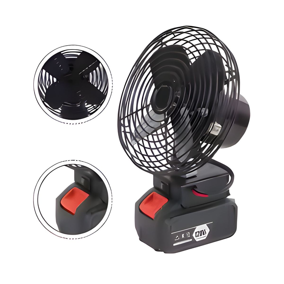 OEM - VENTILADOR PORTATIL CON BATERIA GRANDE DE 48 V