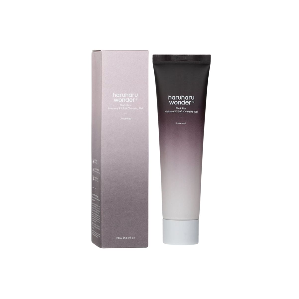 HARUHARU WONDER - HARUHARU WONDER BLACK RICE MOISTURE 5.5 SOFT CLEANSING GEL 100ML