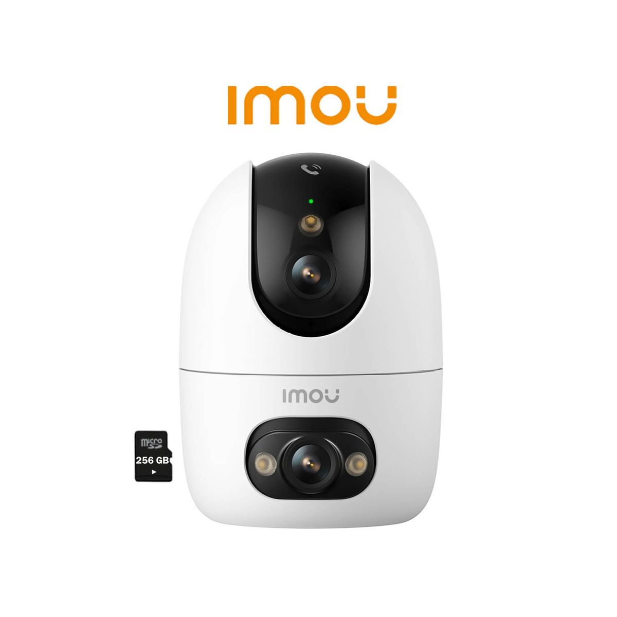 IMOU - Cámara Vigilancia Ranger 2 Dual 10MP 5MP + 5MP Imou 2 Lentes Audio 2 vías Botón llamada 256GB