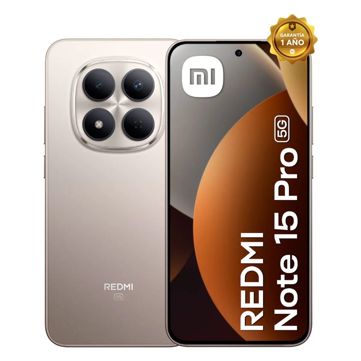 REDMI - CELULAR XIAOMI REDMI NOTE 15 PRO 5G 8GB RAM 512GB ROM COLOR TITANIUM