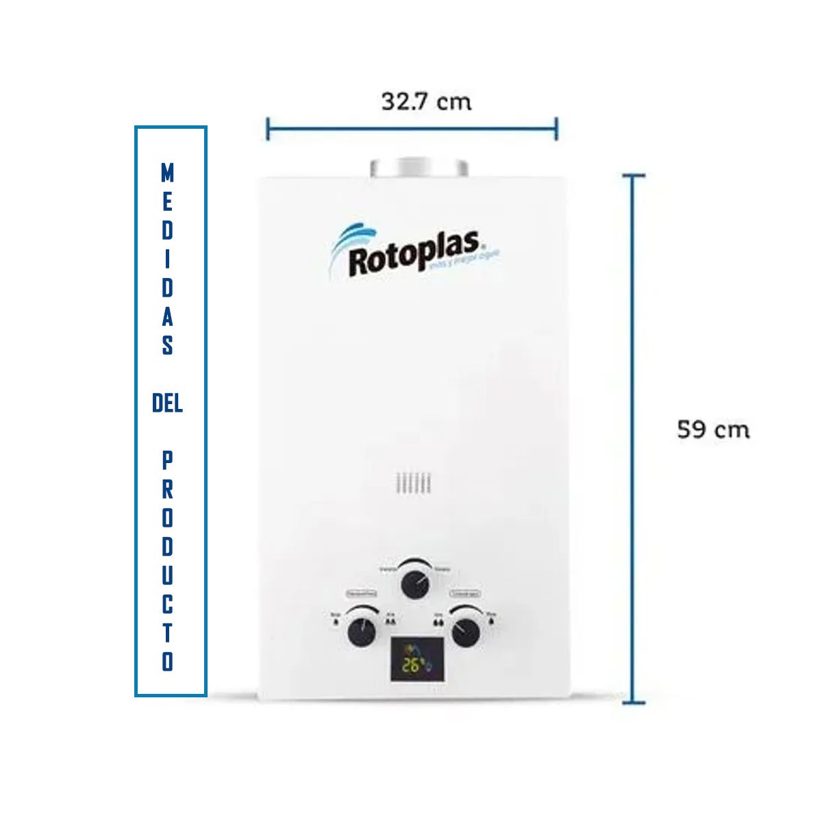Terma a Gas Flaming 10lt GN    Rotoplas - 310857, marca ROTOPLAS - Foto 2