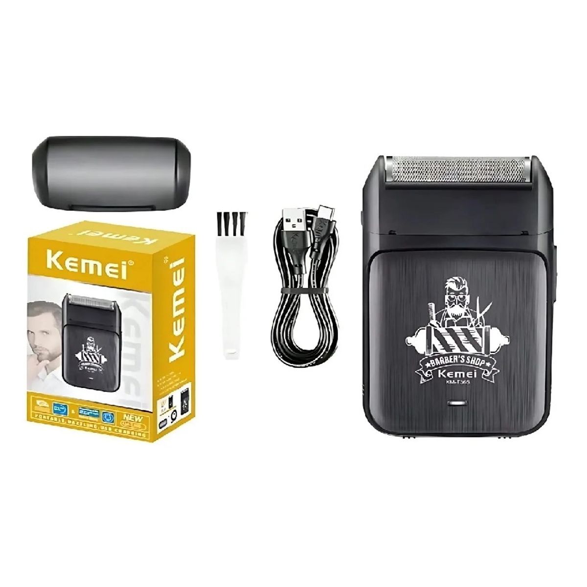 KEMEI - Maquina Para Afeitar Kemei Km-t366