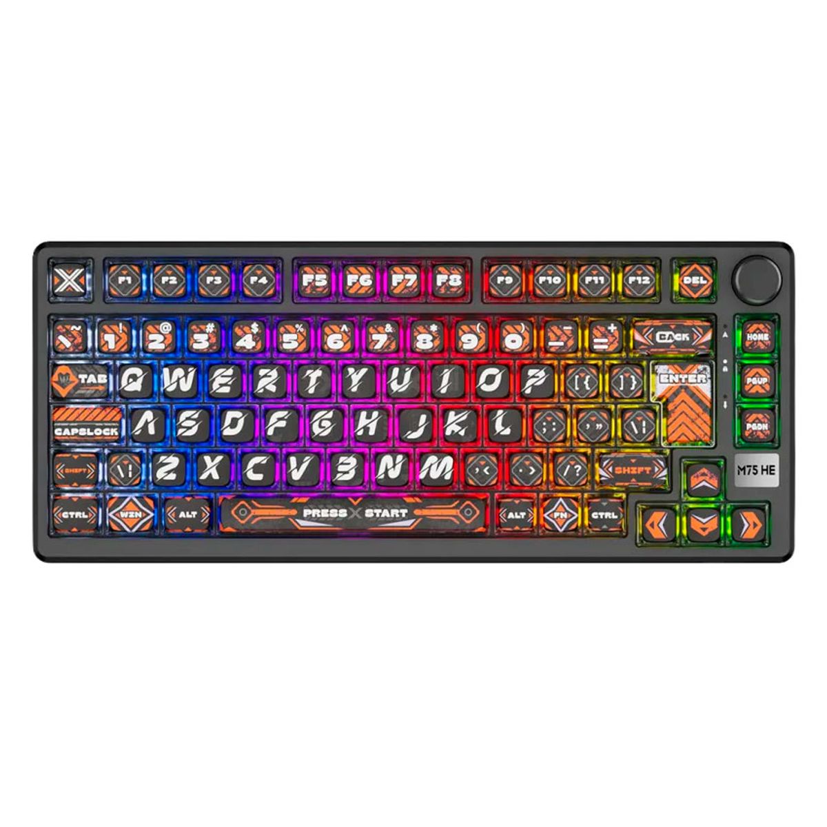 ROYAL KLUDGE - Teclado Royal Kludge RK-M75 HE Cableado HEPHAESTUS - MINT MAGNETIC SWITCH