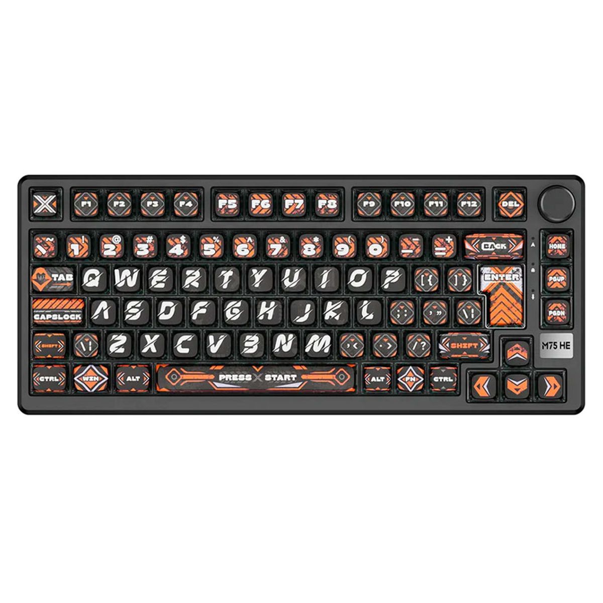 ROYAL KLUDGE - Teclado Royal Kludge RK-M75 HE Cableado HEPHAESTUS - MINT MAGNETIC SWITCH