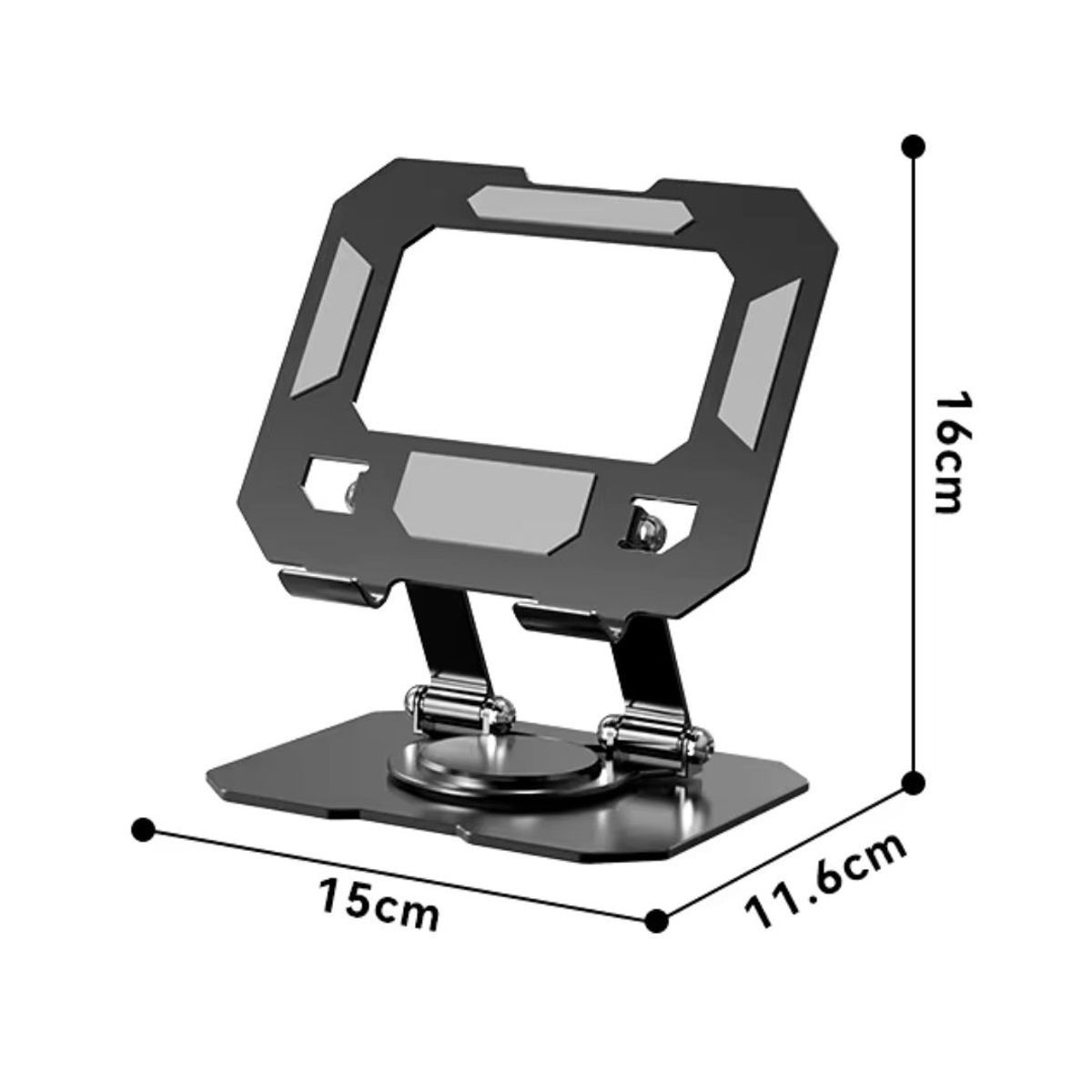 OEM - SOPORTE DE TABLET GIRATORIO 360º NEGRO AJUSTABLE