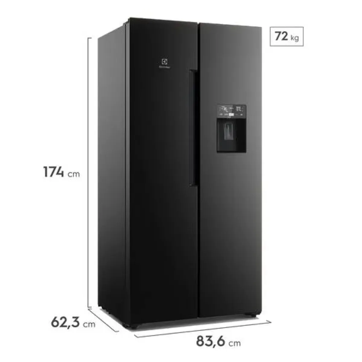 ELECTROLUX - Refrigeradora ERS45F2P5EB Frost Free Inverter 419L  Electrolux