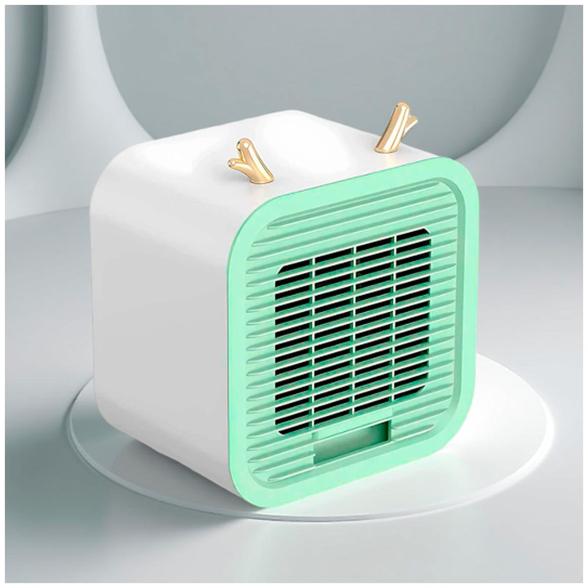 GENERICO - Mini Ventilador Enfriador Escritorio verde