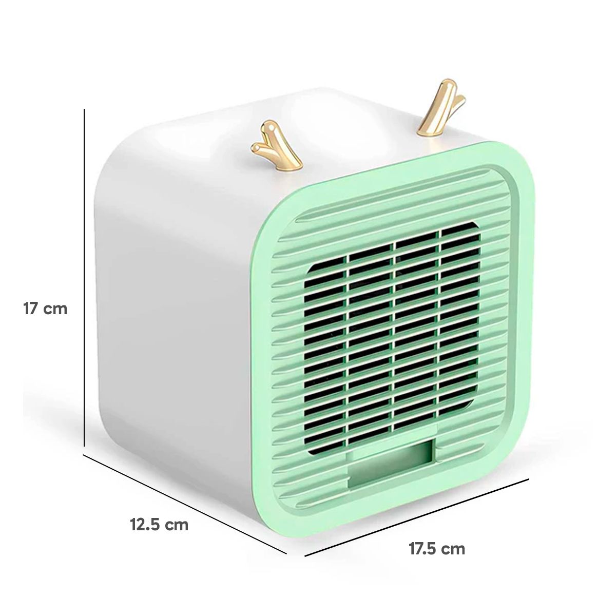 GENERICO - Mini Ventilador Enfriador Escritorio verde