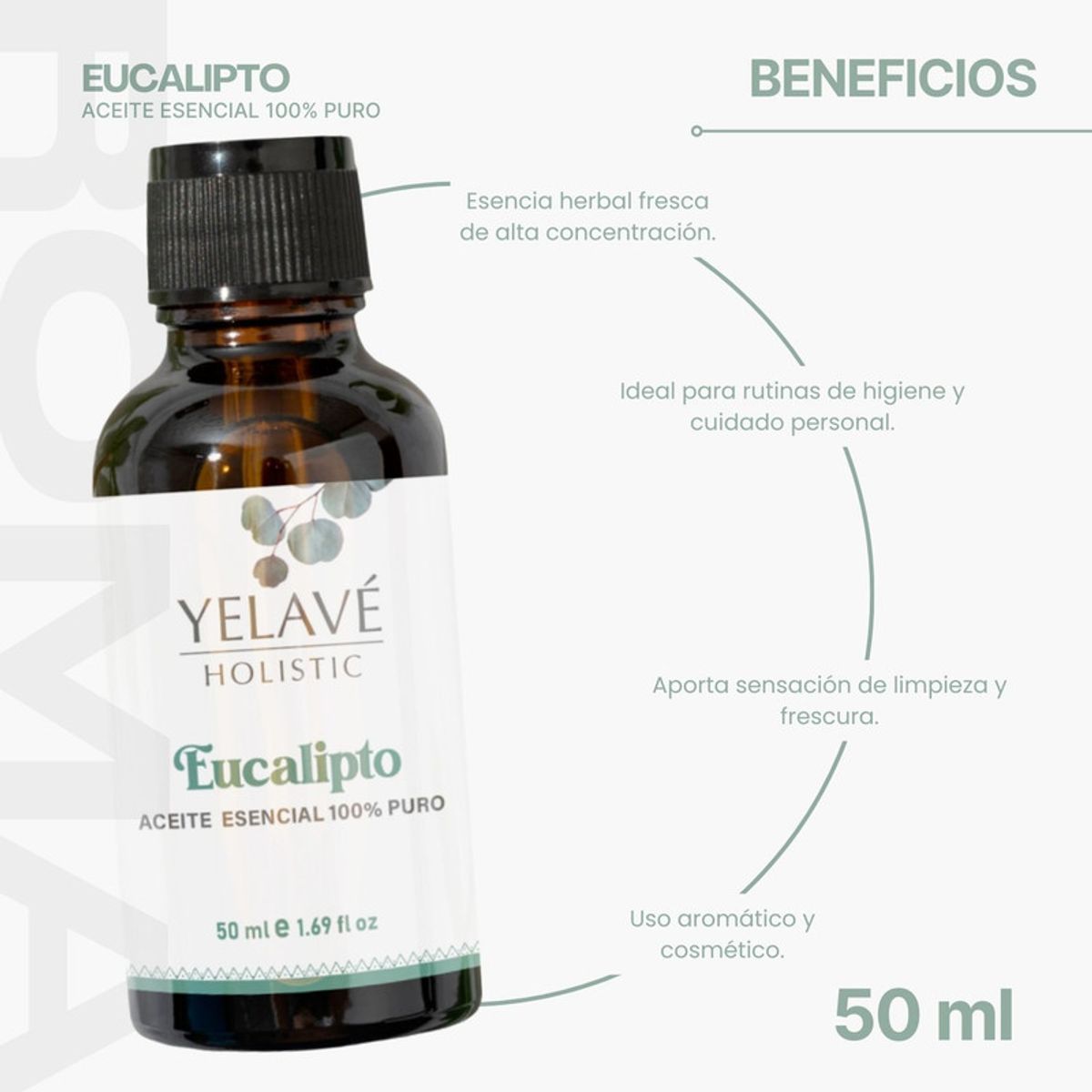 GENERICO - ACEITE ESENCIAL EUCALIPTO 50ML YELAVÉ