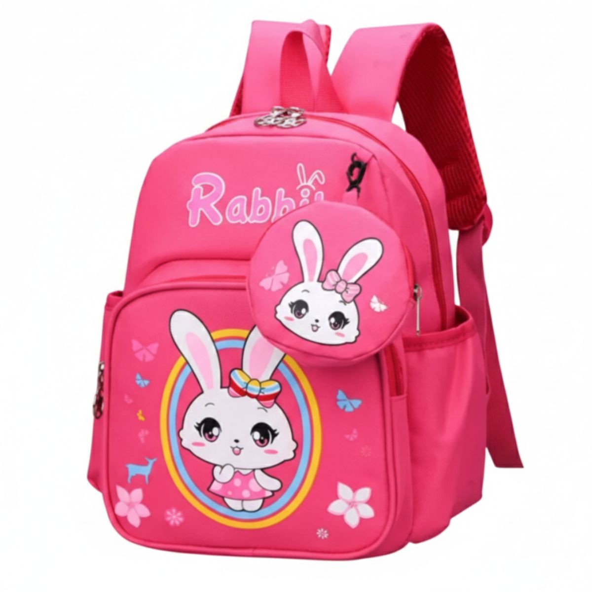 GENERICO - Mochila para Niños y Niñas Diseño Kawaii Kinder Aesthetic + Monedero
