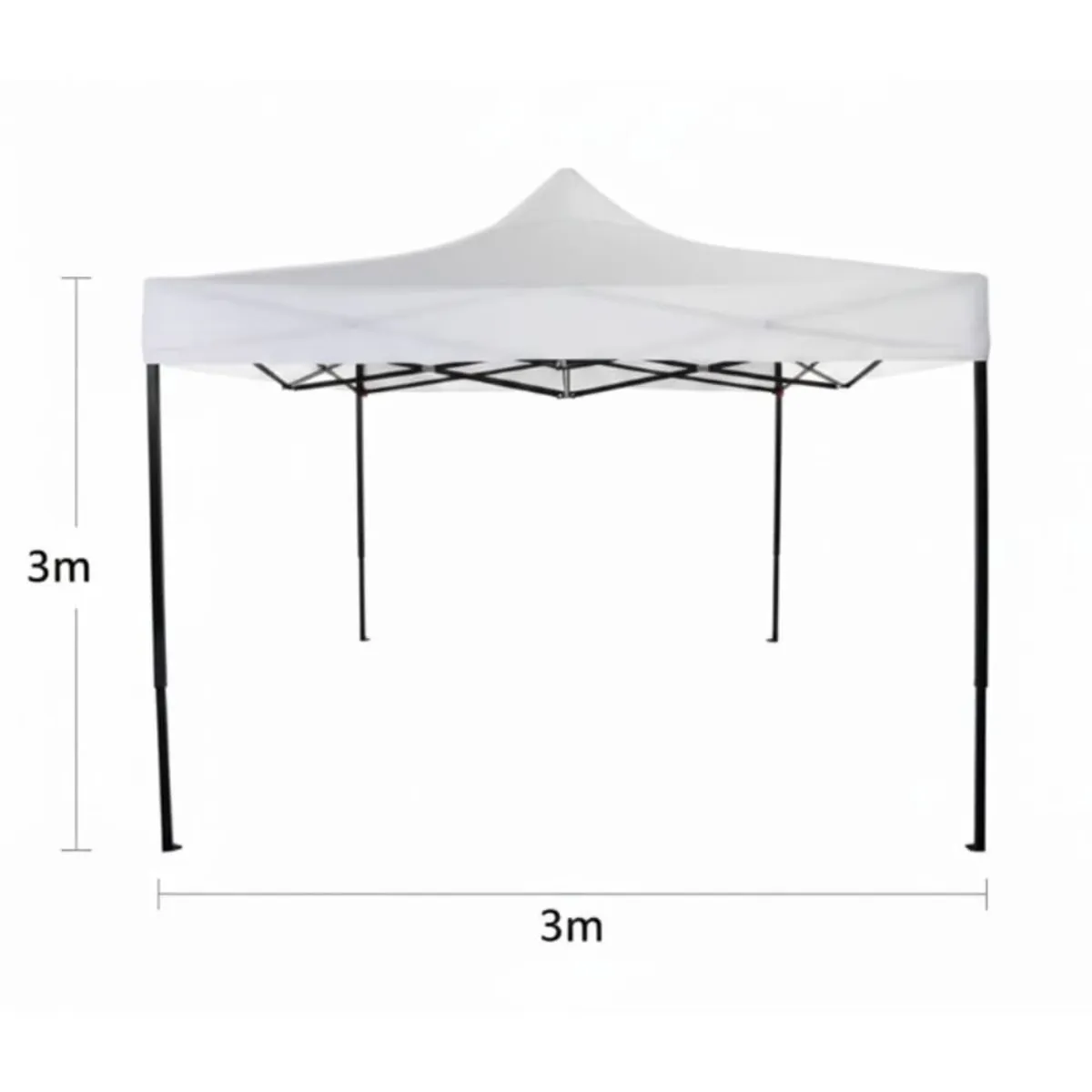 Toldo Plegable Carpa Armable Protector Sombrilla 3x3, marca GENERICO - Foto 2