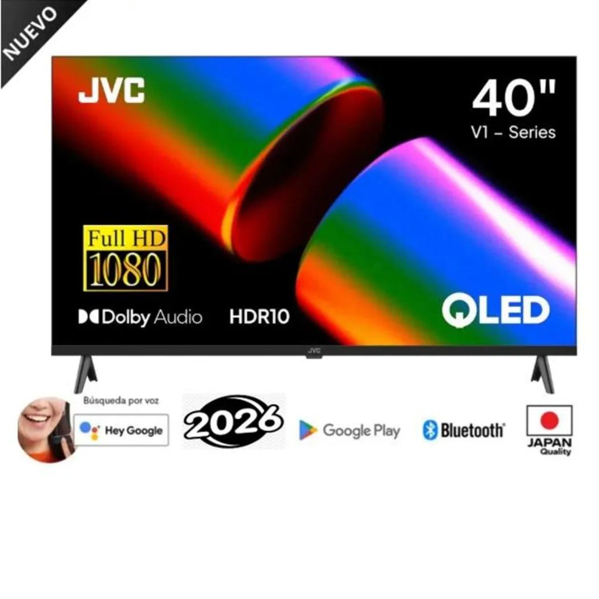 GENERICO - Televisor JVC 40 LT-40KB758 FHD QLED Google TV