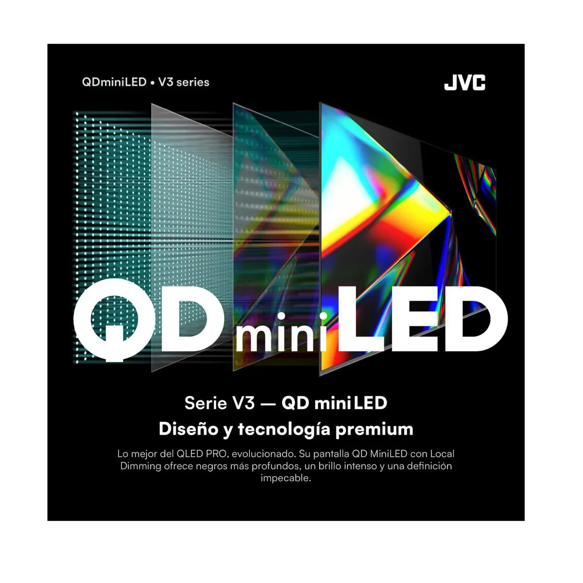 GENERICO - Televisor JVC MiniLED 55 " 4K Ultra HD Google TV LT-55KM958