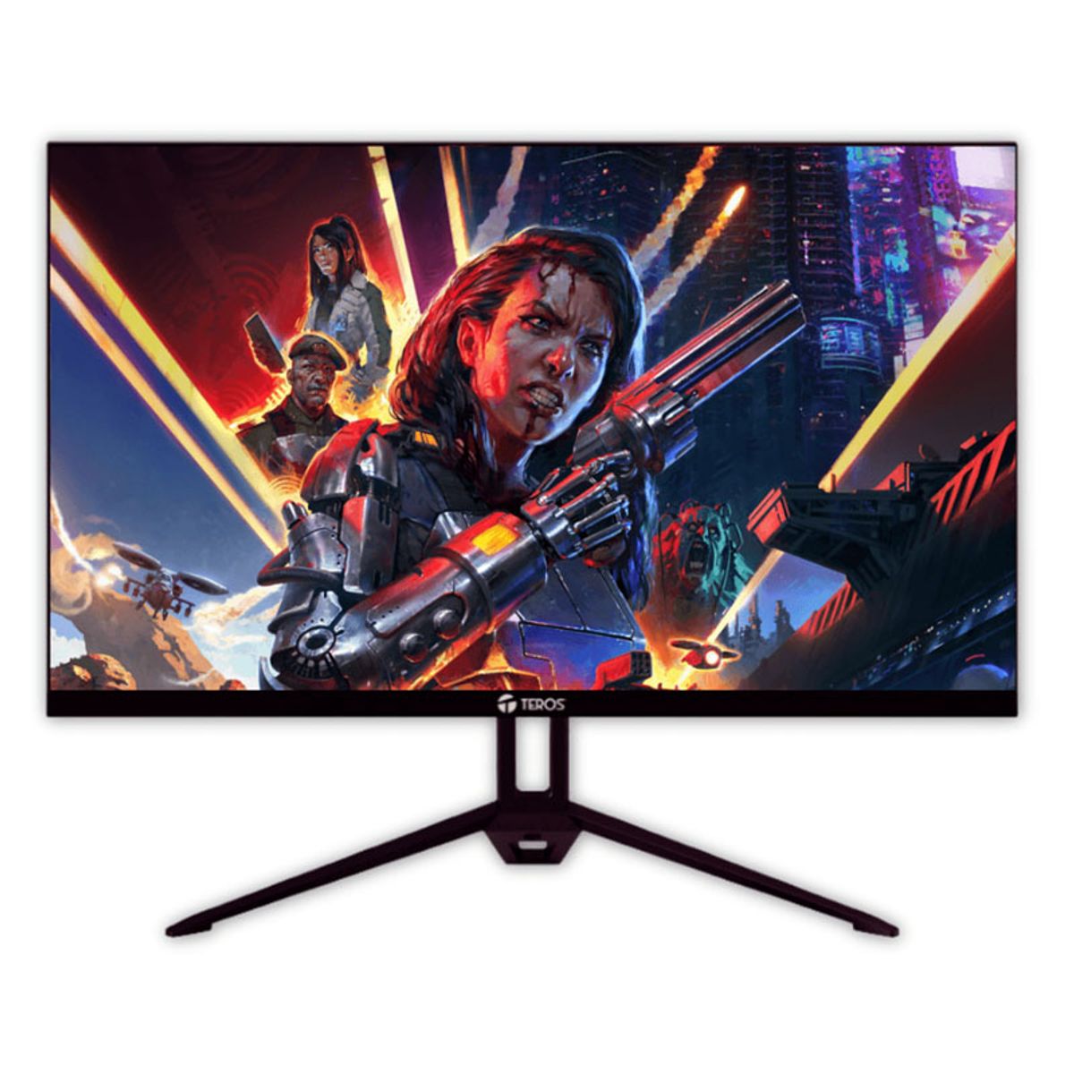 TEROS - MONITOR TEROS LED IPS TE-2415S ANCHO/ 120HZ/ 1MS FHD/ HDMI/ DP/ 23.8