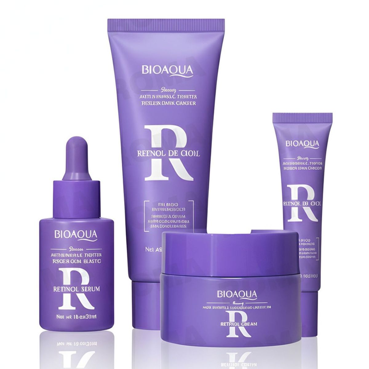 BIOAQUA - KIT LÍNEA RETINOL LILA 4 PZS BIOAQUA