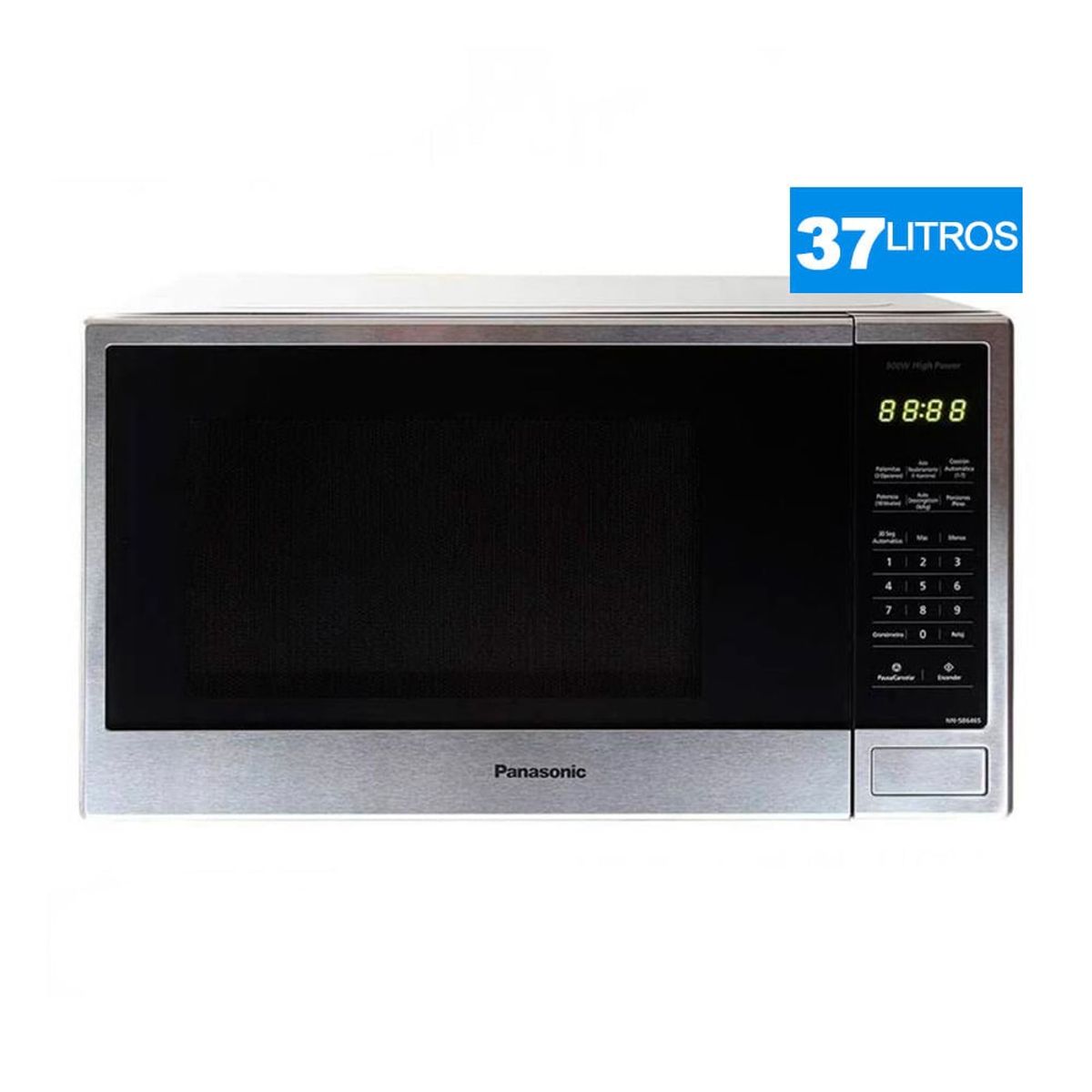 PANASONIC - Horno Microonda Panasonic NN-SB646SRPK 37L