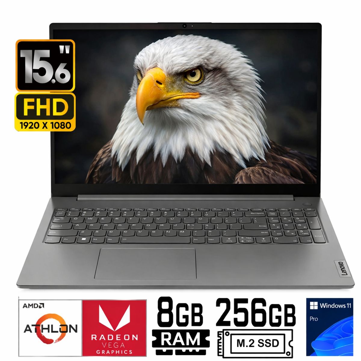 LENOVO - Laptop Lenovo V15 G4 AMN AMD Ryzen 3 7320U Ram 8GB SSD 512GB 15.6" FHD Windows 11