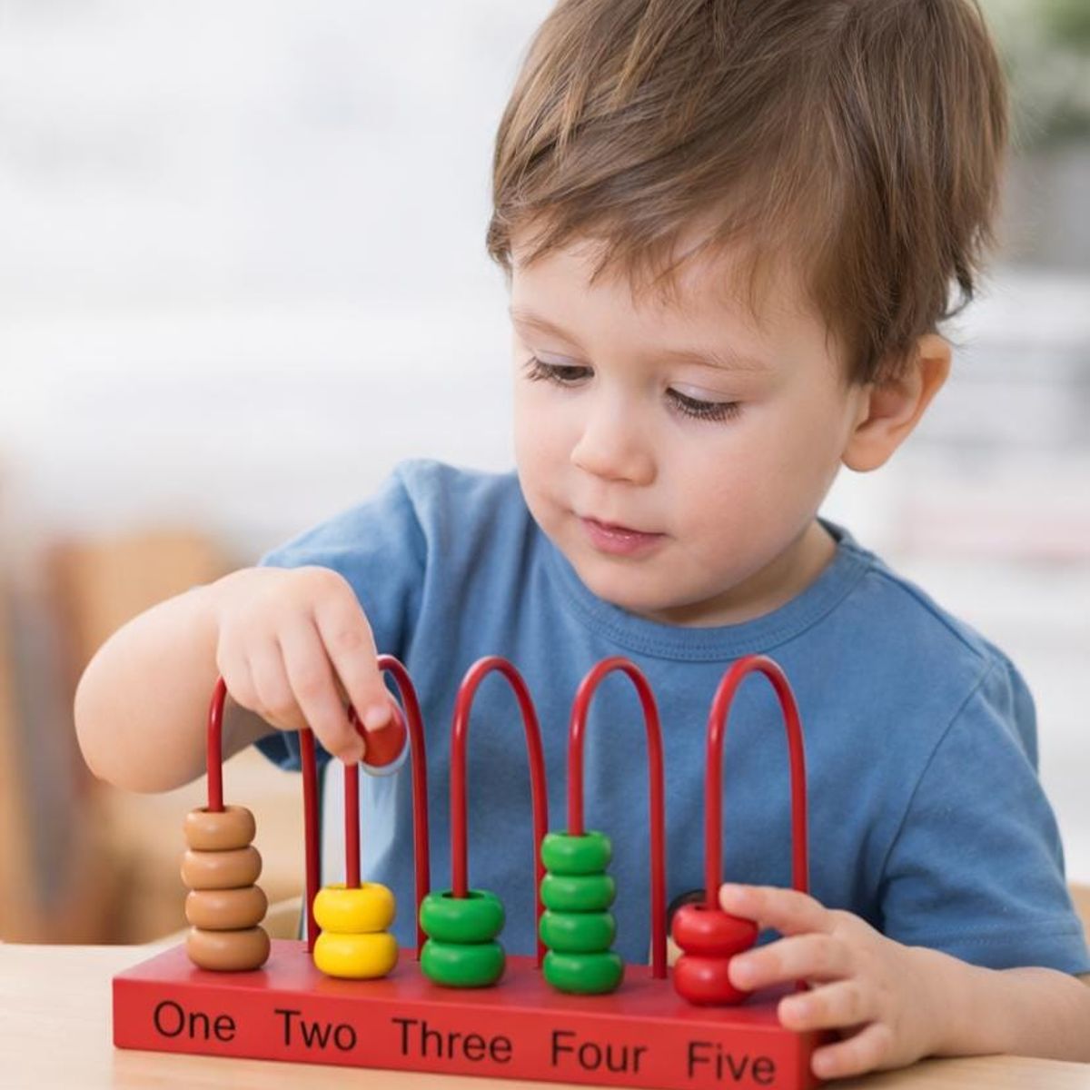 GENERICO - Abaco Vertical Didáctico 5 Cuentas – Aprende Matemáticas Divertido