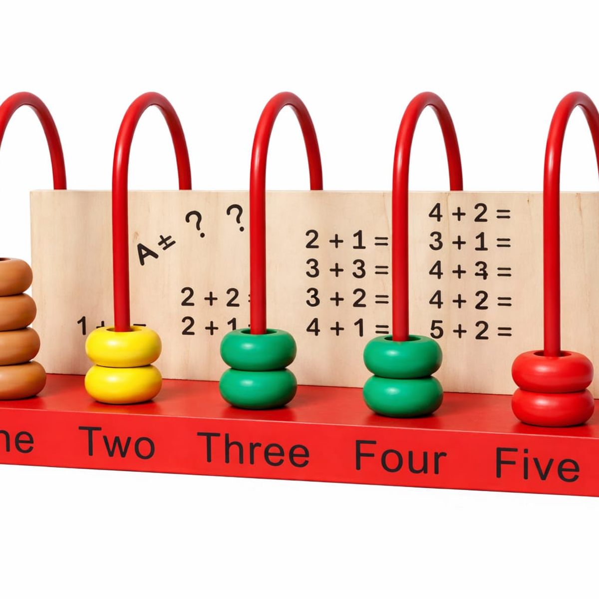 GENERICO - Abaco Vertical Didáctico 5 Cuentas – Aprende Matemáticas Divertido