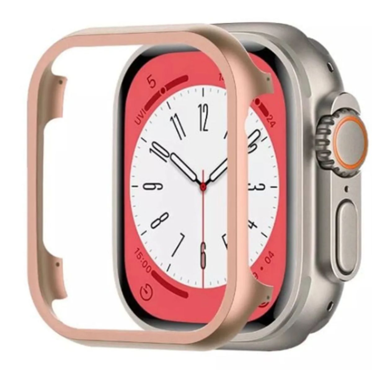 GENERICO - Bumper Clásico para Apple Watch 44mm - ORO ROSA