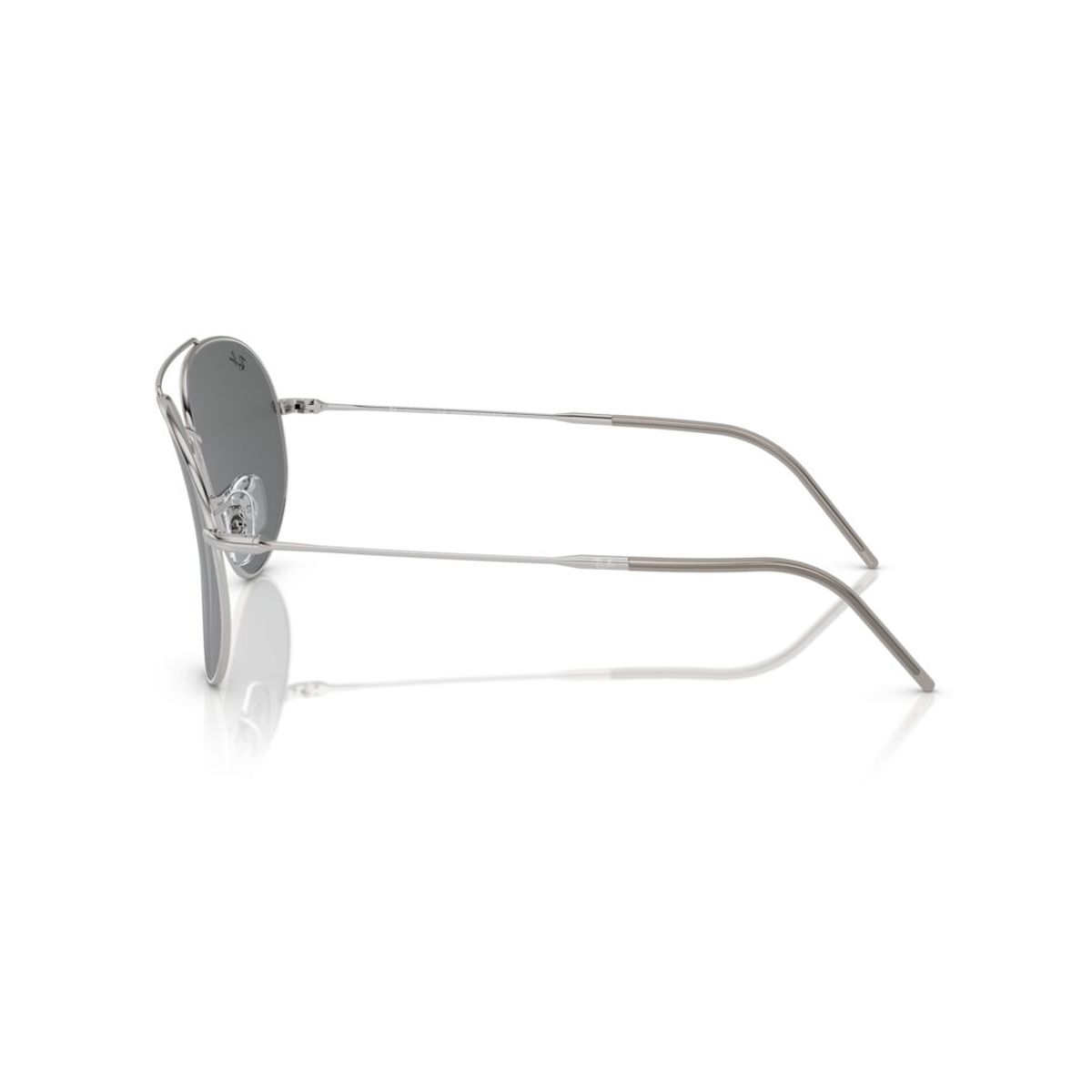 RAY BAN - Lentes de Sol Ray-Ban Aviator Reverse Silver Dark Grey RBR0101S Unisex Plateado