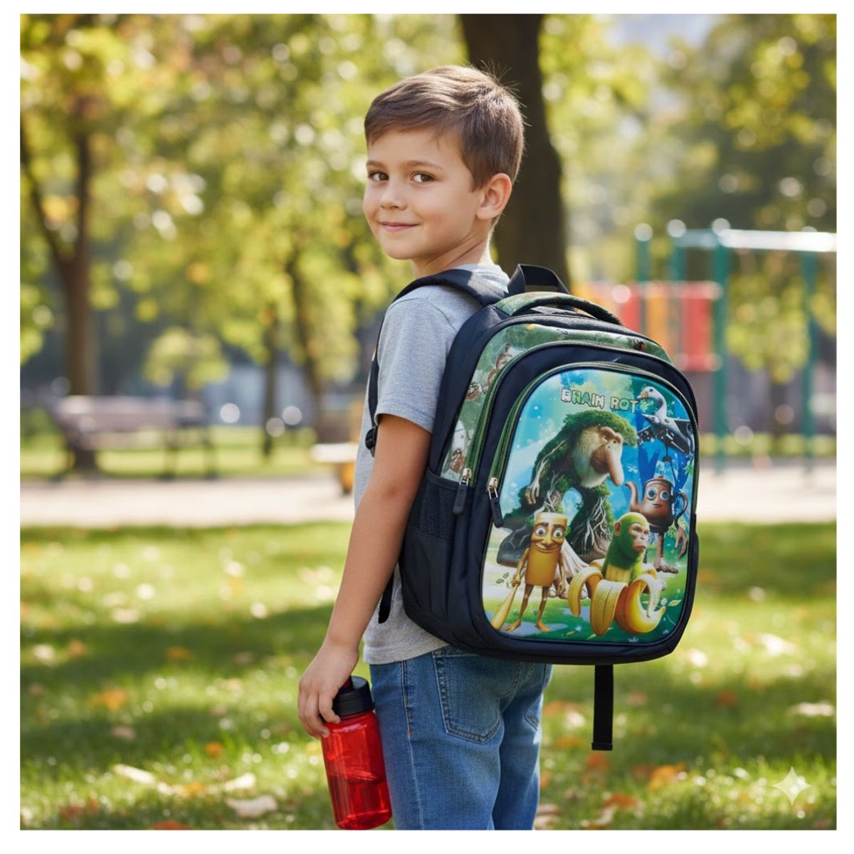 GENERICO - Mochila para Niños y Niñas Multipack 3 en 1 Infantil Regreso a Clases Tralalero Tralala