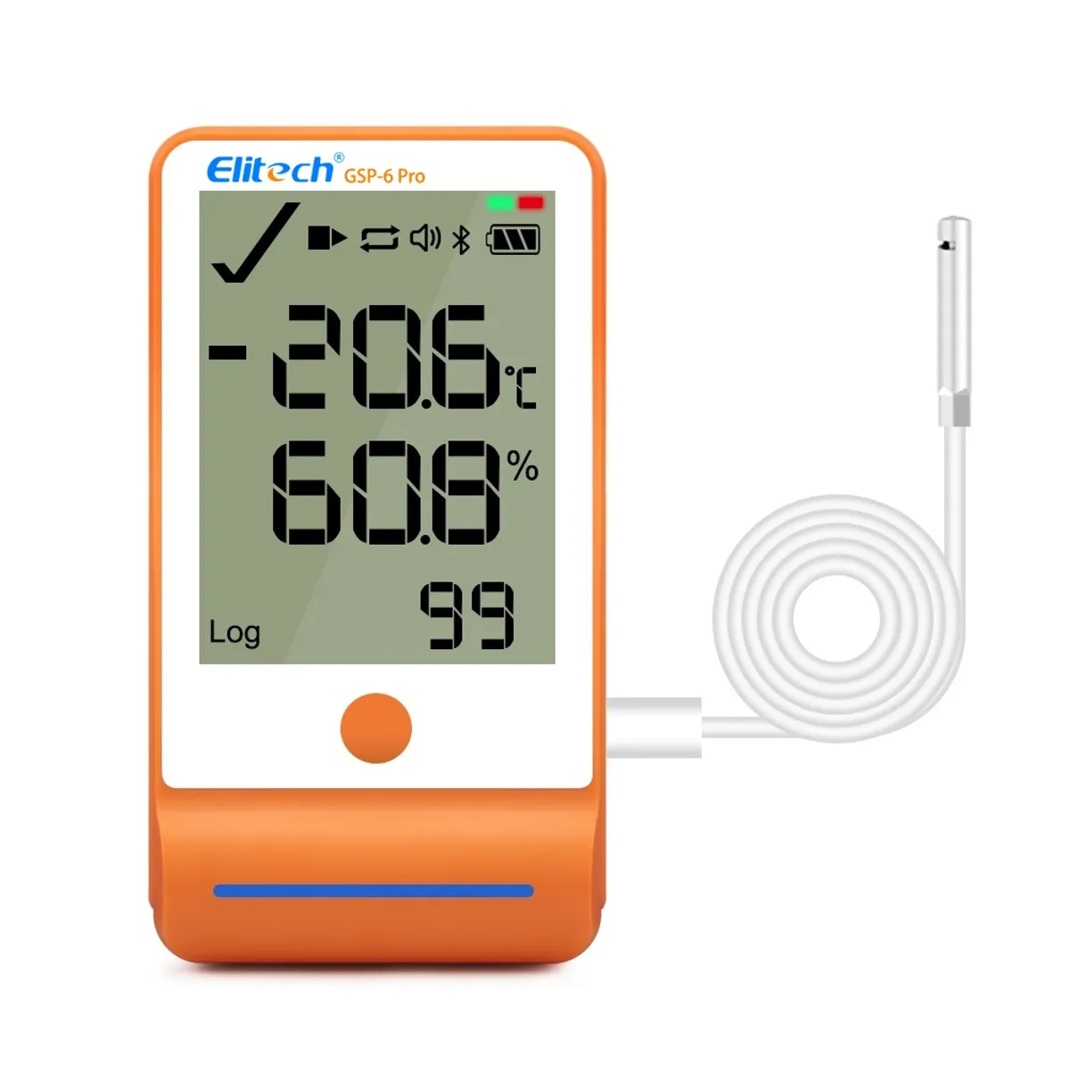 Termohigrómetro Data Logger Temp y Humed Elitech GSP-6 Pro Bluetooth, marca GENERICO - Foto Principal